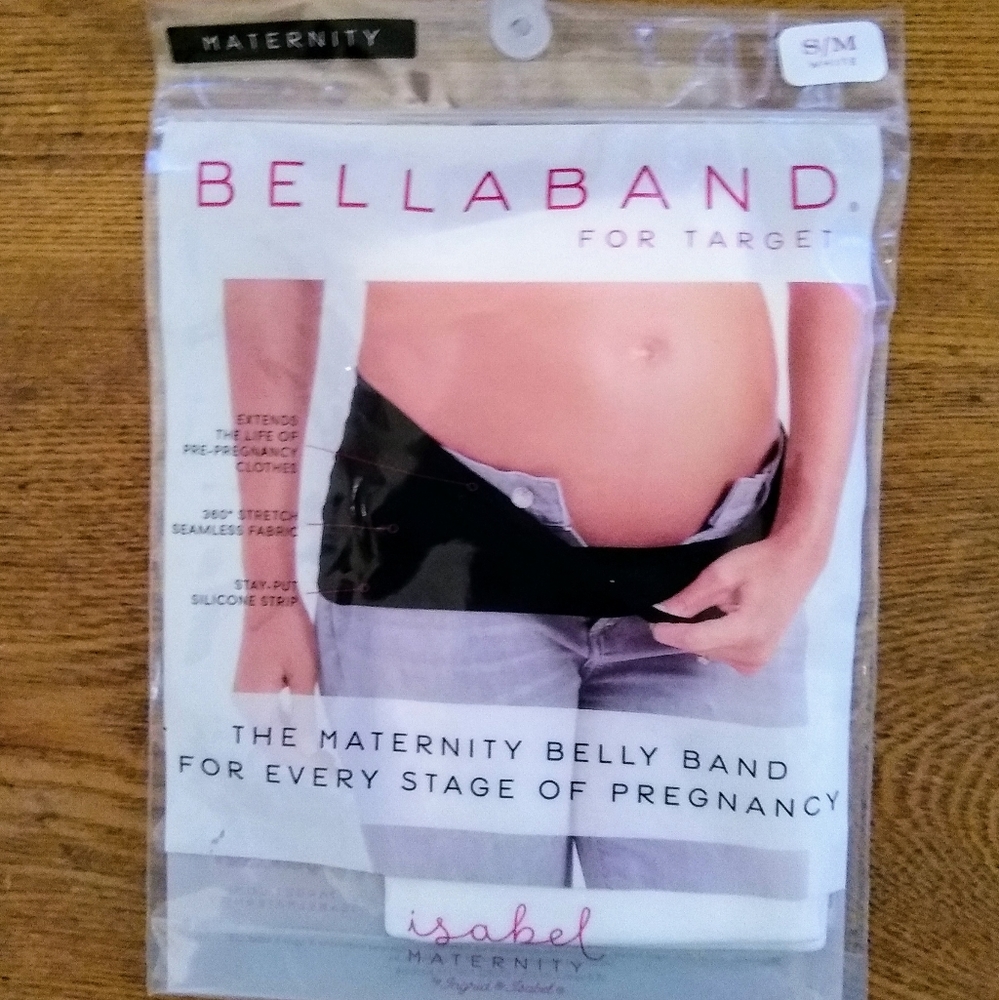Bellaband Maternity Belly Band, New, Small, White
